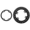 WZUTBCCS Compatibile con Corone for Bici da Strada Shimano 105 / Ultegra/Dura-Ace 2× Trattamento Superficiale Ultrafine da Competizione,Componenti(52-36T)