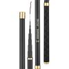 HESHUWEN Canna da Pesca Basta di Pesca Dura Super Leggera 98% altissima in Fibra Carbonio Manico Nero torrente3. 6m4.5m7.2m8m9m10m Asta Carpe da Viaggio(5.4M)