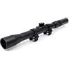 Glac Store Ottica Zoom 3x-7x, Lente 20mm, Attacco 11mm, Anelli in Alluminio, Nero, 293mm, Reticolo a Croce, Shock Proof e Fog Proof