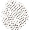 Gralara 100 Pezzi Shaft Guard Anelli O- Rotondi Accessori in Acciaio Inox Cerchio Protezione Freccette Adatti per Giochi Partite