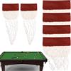 Generico Pool Table Pocket - 6PCS Professional Drop Holders Pocket Net Pool Table Brush Drop Bag Nets | Billiard Pockets Replacement for Billiard Lovers