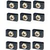 AsrMyjcx 12 Pezzi Dado Binario Kayak Vite Binario M6 Fissaggio Canoa Hardware Nautico Inserto Rame Nylon Durevole Antiruggine Adatto per Allestimento Barca