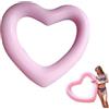 Generico Piscina Gonfiabile Cuore | Anelli da piscina a forma di cuore,Water Fun Heart Float Summer Swimming Tube per Pool Beach Addio al nubilato