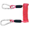 QSTDGVPW Spiral Coil Lanyard per Immersione Cordino Elastico Fibbia Sgancio Rapido Gancio di Struttura Resistente in Acciaio Inossidabile E PU