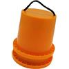 Jiuvaso Classico Trampolo Giocattolo per Camminare per Sviluppare Le capacità di Equilibrio, Giocattolo Sportivo per Esterni, Trampoli per L'equilibrio, T, Arancia