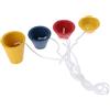 Ysyqkn Set di 4 Piramidi per Golf Invernali con Elastici in Gomma Resistenti, Compatibili con Diverse Altezze. Ideali per Campi in Ghiacciata, Ad