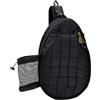 Oreilet Borsa per Racchette da Tennis da Donna, Borse da Padel Leggere con Tasche in Rete, Borse per Racchette Borsa per da Palestra per da Lavoro in Campo Fuori (BLACK)