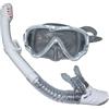Chatonshen Set da Snorkeling Asciutto, Attrezzatura per Snorkeling, Maschera da Sub per Uomo E Donna, Adulti, Occhialini da Tenuta Stagna con Lente Traspar, Arancione