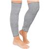 Aetluxery Protezioni per gambe resistenti in HPPE, livello 5, protezione antigraffio, per giardinaggio, falciatura, arrampicata, parastinchi per caviglia, nero (C)