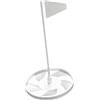 Wswqop Coppa da Golf con Bandierina E Copertura per La Pratica Sportiva al Coperto