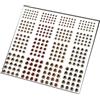 KAHDGSS 336 Esche da Pesca Artificiali Occhi per Pescatori e Principianti Disegni 4D Fish Eye Esche Colorate per Legare Mosche Set Esche Artificiali per Legare Mosche