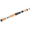 Sawhamale Set di maniglie per canna da pesca in sughero, impugnatura dritta fai da te con sughero posteriore segmentato e fodera per sedile ruota per riparazione canne da rimontare anteriore 4,3 cm