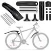 RNPKZ Set di 2 parafanghi per mountain bike, anteriore e posteriore, solo 24-29 pollici, montaggio senza foratura, design rimovibile, parafanghi universali per tutte le biciclette da strada