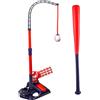 FytStycale Macchina Lancia-Palle da Baseball per Bambini, Lanciatore di Palle da Baseball Retrattile per Bambini, Blu