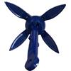 POOIQX Ancora Pieghevole for Barca, Ancora in Lega di Alluminio for Yacht, Canoa, a Vela, Pesca, 4 lattine,Raccordo Marino Robusto