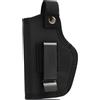 Knocery Fondina Universale per Pistola Glock 17/19 e Beretta 92 FS - IWB Nascosta, Pelle PU Tattica, Destra/Sinistra, Alta Compatibilità, Ideale per Softair e Accessori