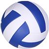 FewNvWa Pallone da Pallavolo Morbido Palla da Gioco Interno Esterno Equipaggiamento per Allenamento Rivestimento Morbido E Impermeabile, Bianco granuloso