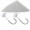 Generic Polvere di rivestimento in plastica Stardust per pesi da pesca Colore: Bianco - 100g
