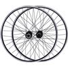 Taozhiyy 27.5 pollici Set Ruota Posteriore Ruota Anteriore, MTB, Bici Da Corsa, V-Profilo Camera Cava Cerchio Nero