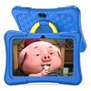 PRITOM Tablet per bambini 7 pollici Android 11, 2 GB RAM 32 GB ROM BT WiFi Doppia fotocamera Giochi educativi Controllo genitori Software con custodia per tablet di tipo C blu