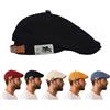 bergxperten Gentiluomo Berretto Estivo, Coppola Uomo Estiva Regolabile Berretto Piatto Basco Leggero Cotone Traspirante Profilo Basso Cappello Casual Unisex Protezione Solare Cappello Urbano