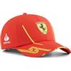PUMA Cappellino Carlos Sainz Scuderia Ferrari 2024 Rosso Bruciato - Taglia Unica