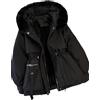 Generic Donne Cappotto Giacca Inverno Parka Femminile Sciolto Giacca Spessa Cappotti Giacca Cappotto (Nero,M)