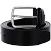 Tommy Hilfiger Pelle cintura Modern Leather Belt 3.5 W100 Black nero