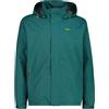 CMP Uomo Hoodie Button Rain giacca, lichen, 4XL