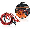 OSRAM STARTER CABLE 1200A, Cavi di avviamento per motori a benzina e diesel, 12/24V, OSC500A, Cavo di collegamento per motori ≤9,5L, Cavo di alluminio rivestito in rame, 5m