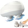 LYPPUL Massaggiatore elettrico per la testa, senza fili con 4 testine per impastare, massaggiatore portatile per animali domestici, IPX7, impermeabile, massaggiatore per gatti, massaggiatore per tutto