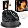 WALBOX 3in1 Pressa per Hamburger Mini, Grandi e Ripieni con Ricettario Ebook e 50 Fogli Antiaderenti