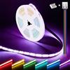 illuburg 24V Striscia LED COB RGB 10m 576LED/m CRI90+ Dimmerabile Autoadesiva Multicolore Decorazione Banda Barra Strip Luminosa