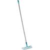 Leifheit Set Clean & Away Scopa lavapavimenti turchese, Set Leifheit lavapavimenti con panni elettrostatici catturapolvere per la pulizia senza acqua