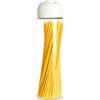 ZoeQide Contenitore per spaghetti in vetro borosilicato da 1,4 L - con coperchio ermetico e porzionatore - Barattolo alto in vetro per pasta, spaghetti, cucina, trasparente