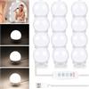 Xrten Luci Led per Specchio Dimmerabili Stile Hollywood con Interruttore - Lampada da Trucco per Toeletta