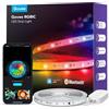 Govee Striscia LED 5M, RGBIC LED Strisce con Controllo a Segmenti, Sincronizzazione Musicale, 64 Modalità Scena, Controllabile tramite App, Cambio Colore, per Casa e Camera da Letto
