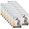 EYMPEU Cornice 15x20, Decorazione per Casa,Set 18, Colore Bianco PVC