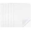 HKC 6 Pezzi A4 (29,7 X 21 Cm) Stabilizzatore per Ricamo Idrosolubile Autoadesivo, Carta da Ricamo Stampabile o Motivo da Disegno, Carta da Ricamo Solubile in Acqua per Ricamo a Mano e a Macchina