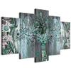 murando Quadro 100x50 cm 5 pezzi Stampa su tela XXL Immagini moderni Murale Fotografia Grafica Decorazione da parete Astratto Klimt Albero l-A-0005-b-o