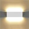 KAWELL 20W Moderno Applique da Parete LED Lampada da Parete Alluminio