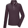 Killtec Donna Camicia in Pile con Collo Alto e Zip KSW 101 Wmn FLC Shrt, Pflaume, 36, 40880-000