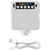 FHGSPQWM Illuminazione a LED professionale con luce LED a colori multipli Lampada per fotografia per casa Evento Studio Apparecchiature di illuminazione a batteria ricaricabile