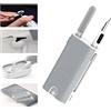 RLOJK Kit 5 in 1 per la pulizia dello schermo del computer portatile, strumento multifunzionale per la pulizia degli auricolari Bluetooth, per porta di ricarica iPhone, cuffie, auricolari,
