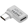 Generico USB C 90 Degree Adapter - PD 140W Fast Charging Right Angle Connector, 40Gbps High Speed Data Transfer, 8K 60Hz Male To Female Extender, Angled Type C Device Link For Tablet Phone Laptop Use