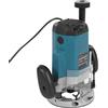 Madelynn Fresa per legno da 2200 W, fresatrice per bordi 10000-23000 giri/min, macchina elettrica con 15 frese e guida per smussatore, 6 livelli di velocità, per tagliare, scanalare e intagliare