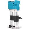 Cocoarm Kit Router Agli Ioni di Litio Router Compatto per Finiture 880W 30000 Giri/min Acciaio Preciso ABS Mandrino da 1/4 Pollici con Scala Base Trasparente Dissipazione del Calore per la