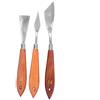 Alomejor Set di Spatole Durevoli Lame di Spatola per Miscelazione per Pittura 3 Pezzi per Ceramica Decorazione Murale 0 5 14 per Artisti