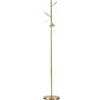 Lampada Da Terra Moderna Con 3 Punti Luce In Acciaio E Vetro, Ø27x159cm, Oro