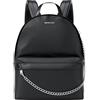 Michael Kors Slater Medium Signature Logo Backpack Black